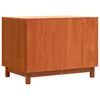 vidaXL Hundeh&uuml;tte Wachsbraun 90 x 60 x 67 cm Massives Kiefernholz
