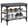 vidaXL Schuhbank Grau Sonoma 62x32x47 cm Holzwerkstoff