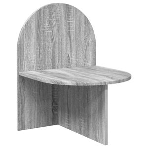 vidaXL Nachttisch Graues Sonoma 48 x 49 x 65 cm Holzwerkstoff