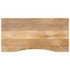 vidaXL Schreibtischplatte mit Aussparung 140x60x2,5cm Massivholz Mango