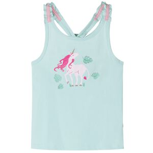 vidaXL Kinder-Tanktop Helles Minzgr&uuml;n 116