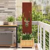vidaXL Garten Sichtschutz-Leinwand Rostig 32 x 140 cm Wetterfeststahl