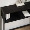 vidaXL Beistelltisch Schwarz Eichen-Optik 100 x 36 x 75 cm