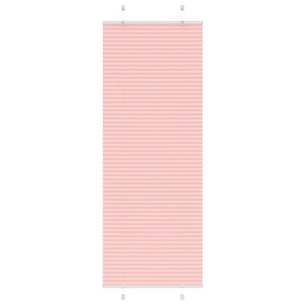 vidaXL Plissee Rosa 70x200 cm Stoffbreite 69,4 cm Polyester