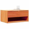 vidaXL Nachttisch 2 pcs Wachsbraun 50 x 32,5 x 24 cm Massivholz Kiefer
