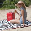 Bo-Camp Outdoor-Teppich Chill mat Lewisham 2x1,8 m M Schwarz und Wei&szlig;