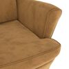 vidaXL Sessel Braun Samt