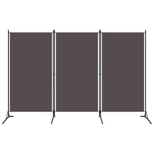 vidaXL 3-tlg. Raumteiler Anthrazit 260x180 cm