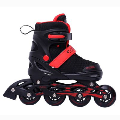 Street Rider Inline-Skates Verstellbar Pro Schwarz Größe 28-32