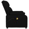 vidaXL Massagesessel Schwarz Stoff