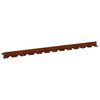 vidaXL Raseneinfassung 20 stk. 102 x 4 x 4 cm Stahl Rostig
