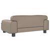 vidaXL Kindersofa Cappuccino 70x45x30 cm Kunstleder