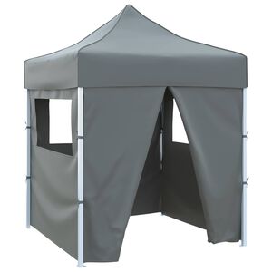 vidaXL Partyzelt 200 x 200 x 315 cm Anthrazit Oxford-Stoff