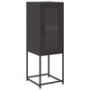 vidaXL Sideboard Schwarz 36x39x107 cm Kaltgewalzter Stahl