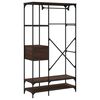 vidaXL Kleiderst&auml;nder mit Schubladen Braun Eichen-Optik 100x40x180 cm