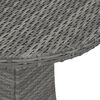vidaXL 9-tlg. Garten-Sofagarnitur mit Auflagen Poly Rattan Grau