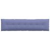vidaXL R&uuml;ckenkissen Jeans blau 200 x 19 x 50 cm Stoff