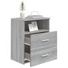 vidaXL Nachttisch Grau Sonoma 50x32x60 cm