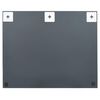 vidaXL Wandspiegel ohne Rahmen mit LED-Beleuchtung Rechteckig Glas