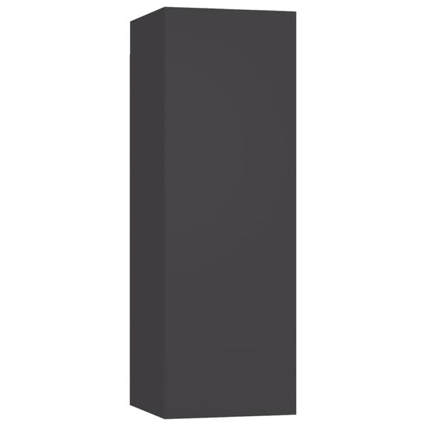 vidaXL TV-Schrank Grau 30,5x30x90 cm Holzwerkstoff