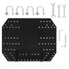 vidaXL Schneeschild f&uuml;r ATV 120x38 cm Schwarz