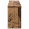 vidaXL Wandmontierter Kleiderst&auml;nder mit Regal Altholz 75 x 16 x 26 cm