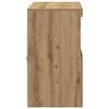 vidaXL LED-Sideboard Braun 81 x 37 x 66,5 cm Holzwerkstoff
