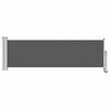 vidaXL Seitenmarkise Rechteckig 60 x 300 cm 100% Polyester Eisen Stahl