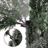 vidaXL K&uuml;nstlicher klappbarer Weihnachtsbaum Gr&uuml;n und Wei&szlig; 180 cm