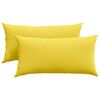 vidaXL Sofakissen 2 Stk. Stoff Helles Gelb 80 x 40 cm