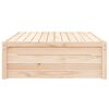 vidaXL Gartenhocker 120x80 cm Massivholz Kiefer
