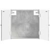 vidaXL Dartboard Schrank BREDA Betongrau 52,5 x 10,5 x 53,5 cm