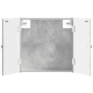 vidaXL Dartboard Schrank BREDA Betongrau 52,5 x 10,5 x 53,5 cm
