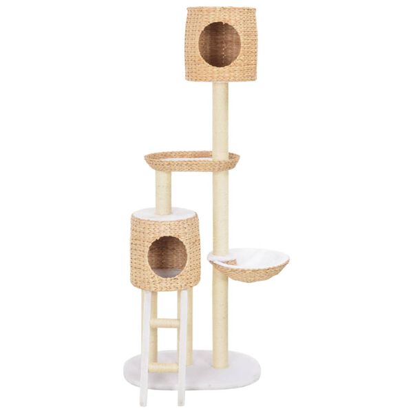 vidaXL Katzen-Kratzbaum Sisal Seegras