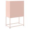 vidaXL Sideboard Rosa 68,5x38,5x107 cm Stahl