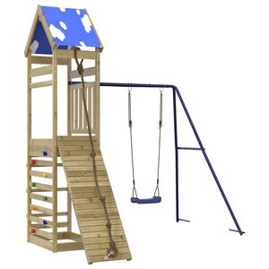 vidaXL Spielturm Impr&auml;gniertes Kiefernholz