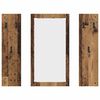vidaXL Wandmontierter nachttisch Wandmontiert Altholz 96 x 1,5 x 90 cm