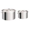 vidaXL 2-tlg. Kochtopf-Set 44/24 L Edelstahl