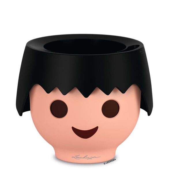 LECHUZA Tisch-Pflanzgef&auml;&szlig; OJO ALL-IN-ONE Rabenschwarz