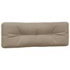 vidaXL Palettenkissen 5-tlg. Taupe Stoff
