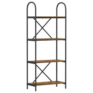vidaXL B&uuml;cherregal 4 Ebenen 60 x 30 x 146 cm Holzwerkstoff