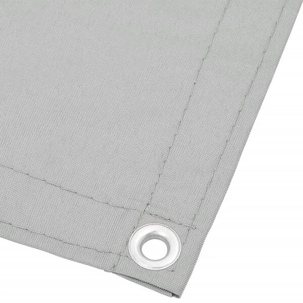 vidaXL Balkon-Sichtschutz Hellgrau 75x600 cm 100 % Polyester-Oxford