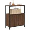 vidaXL Badschrank mit Regalen Braun Eichen-Optik 76,5x35x95 cm