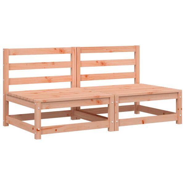 vidaXL Gartensofas ohne Armlehnen 2 Stk. 70x70x67 cm Douglasienholz