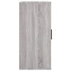 vidaXL Sideboard Grau Sonoma 40x33x70 cm Holzwerkstoff