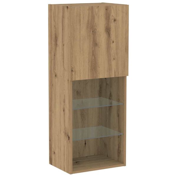 vidaXL TV-Schr&auml;nk 4 pcs Artisan-Eiche Holzwerkstoff