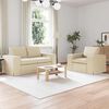 vidaXL Sofa 2 pcs Creme