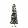 vidaXL Künstlicher Weihnachtsbaum mit 150 LEDs mit Ständer Grün 150 cm