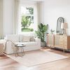 vidaXL Anti-Rutsch Shaggy Teppich Creme 200 x 200 cm PP