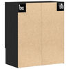 vidaXL Wandschrank Schwarze Eiche 60 x 31 x 70 cm Holzwerkstoff
